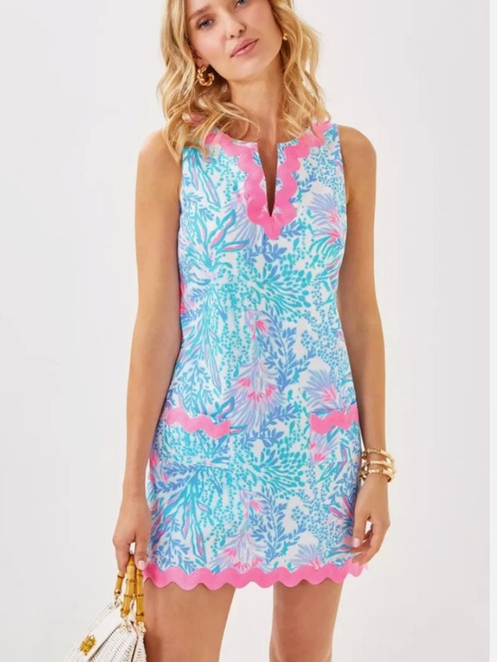 Lilly Pulitzer Dresses & Skirts - Lilly Pulitzer Romey Shift Romper Via Del Mar
